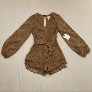 NWT Brown Japna Romper